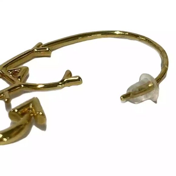 Auth LOUIS VUITTON - Gold Unconfirmed Earrings Hardware - Picture 3 of 3